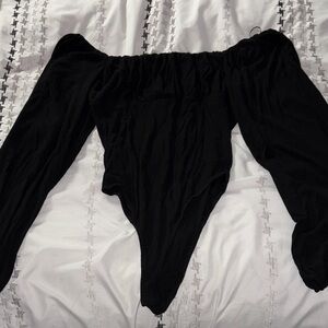Mittoshop Black Bodysuit